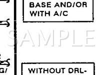 1991 Mercury Topaz  2.3 L4 GAS Wiring Diagram