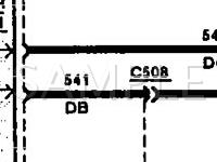 1991 Lincoln Town CAR Signature 4.6 V8 GAS Wiring Diagram