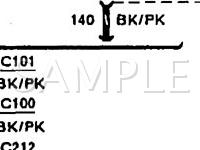 1992 Ford Aerostar  3.0 V6 GAS Wiring Diagram