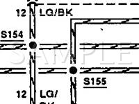 1992 Ford F-350 Pickup  7.3 V8 DIESEL Wiring Diagram