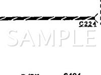 1992 Mercury Capri XR2 1.6 L4 GAS Wiring Diagram