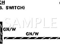 1992 Mercury Capri  1.6 L4 GAS Wiring Diagram