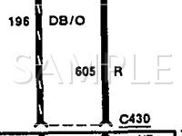 1992 Lincoln Continental Signature 3.8 V6 GAS Wiring Diagram