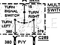 1992 Lincoln Continental Signature 3.8 V6 GAS Wiring Diagram
