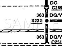 1992 Mercury Tracer LTS 1.8 L4 GAS Wiring Diagram