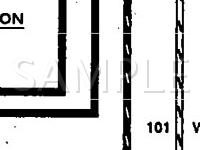 1992 Mercury Tracer  1.9 L4 GAS Wiring Diagram