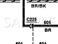 1992 Mercury Tracer  1.9 L4 GAS Wiring Diagram