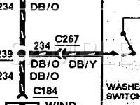 1992 Ford Escort LX-E 1.8 L4 GAS Wiring Diagram