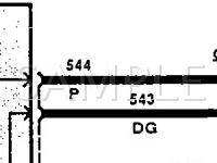 1992 Ford Explorer  4.0 V6 GAS Wiring Diagram