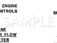 1992 Ford Festiva L 1.3 L4 GAS Wiring Diagram