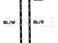 1992 Ford Festiva L 1.3 L4 GAS Wiring Diagram