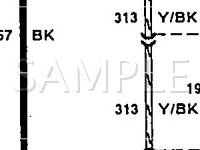 1992 Ford Mustang LX 2.3 L4 GAS Wiring Diagram