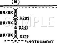 1992 Ford Probe LX 3.0 V6 GAS Wiring Diagram