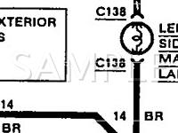 1992 Ford Taurus GL 3.0 V6 GAS Wiring Diagram