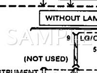 1992 Mercury Sable  3.0 V6 GAS Wiring Diagram