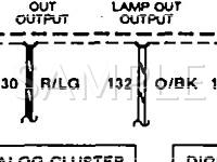 1992 Ford Taurus L 3.8 V6 GAS Wiring Diagram