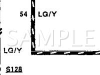 1992 Mercury Topaz  3.0 V6 GAS Wiring Diagram