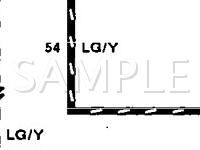 1992 Mercury Topaz  2.3 L4 GAS Wiring Diagram