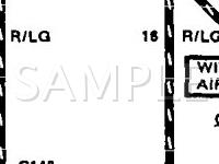 1992 Mercury Topaz  3.0 V6 GAS Wiring Diagram