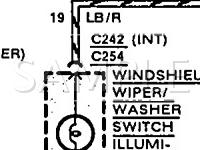 1992 Ford Tempo GL 2.3 L4 GAS Wiring Diagram