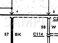 1992 Ford Tempo LX 3.0 V6 GAS Wiring Diagram