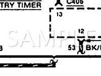 1992 Ford Thunderbird  5.0 V8 GAS Wiring Diagram