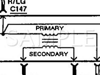 1992 Ford Thunderbird  5.0 V8 GAS Wiring Diagram