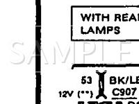 1993 Ford Aerostar  4.0 V6 GAS Wiring Diagram