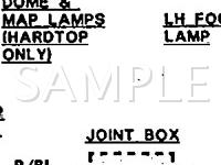 1993 Mercury Capri  1.6 L4 GAS Wiring Diagram