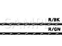 1993 Mercury Capri XR2 1.6 L4 GAS Wiring Diagram