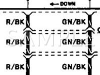 1993 Mercury Capri XR2 1.6 L4 GAS Wiring Diagram