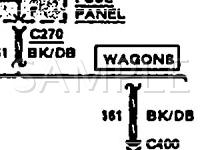 1993 Ford Escort LX 1.9 L4 GAS Wiring Diagram