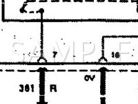 1993 Lincoln Mark Viii  4.6 V8 GAS Wiring Diagram