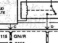 1993 Ford Probe GT 2.5 V6 GAS Wiring Diagram