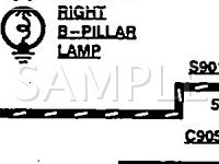 1993 Ford Taurus GL 3.8 V6 GAS Wiring Diagram
