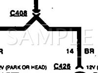 1993 Ford Taurus SHO 3.2 V6 GAS Wiring Diagram