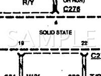 1993 Ford Tempo LX 2.3 L4 GAS Wiring Diagram