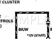 1994 Ford Aspire SE 1.3 L4 GAS Wiring Diagram