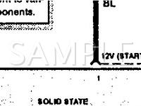 1994 Ford Aspire  1.3 L4 GAS Wiring Diagram