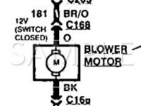 1994 Ford F-350 Pickup  7.5 V8 GAS Wiring Diagram