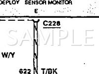 1994 Mercury Capri XR2 1.6 L4 GAS Wiring Diagram