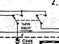 1994 Mercury Capri  1.6 L4 GAS Wiring Diagram