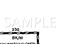 1994 Mercury Capri  1.6 L4 GAS Wiring Diagram