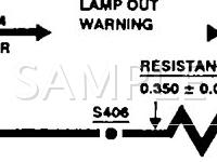 1994 Lincoln Continental Signature 3.8 V6 GAS Wiring Diagram