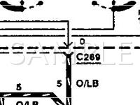 1994 Lincoln Continental Executive 3.8 V6 GAS Wiring Diagram