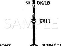 1994 Mercury Grand Marquis  4.6 V8 GAS Wiring Diagram