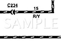 1994 Ford E-250 Econoline Super 4.9 L6 GAS Wiring Diagram