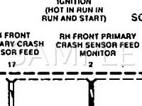 1994 Mercury Tracer LTS 1.8 L4 GAS Wiring Diagram