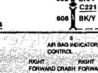 1994 Ford Mustang  3.8 V6 GAS Wiring Diagram