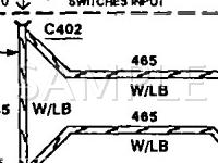 1994 Ford Mustang  3.8 V6 GAS Wiring Diagram